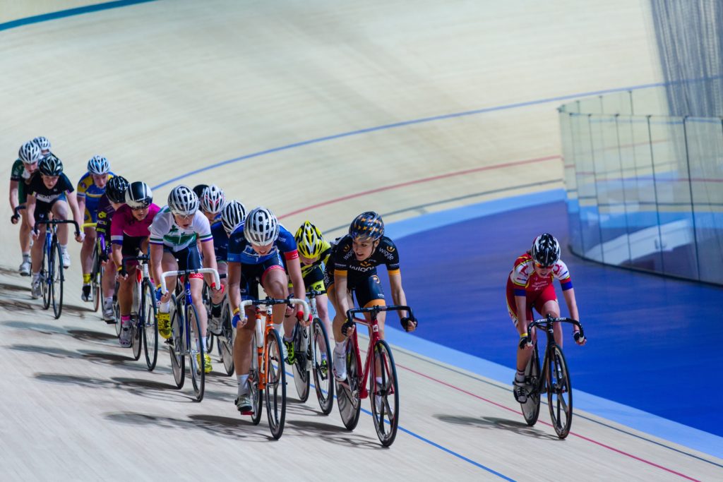 Cycling in Derby Arena